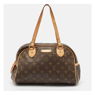 Louis Vuitton Monogram Canvas and Leather Montorgueil PM Bag