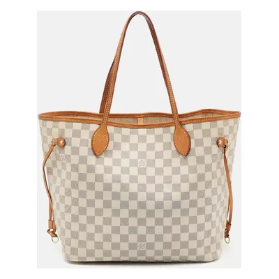 Louis Vuitton Damier Azur Canvas Neverfull MM Bag