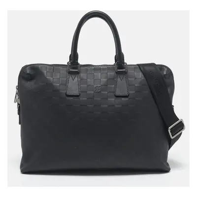 Louis Vuitton Black Damier Infini Leather Porte Documents Voyage PM Bag