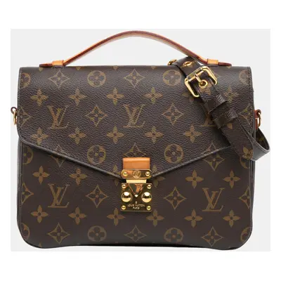 Louis Vuitton Brown Monogram Pochette Metis