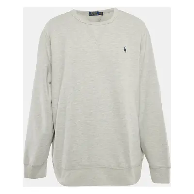 Polo Ralph Lauren Grey Cotton Blend Crew Neck Sweatshirt