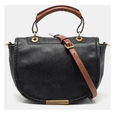 Marc by Marc Jacobs Black /Brown Leather Top Handle Bag