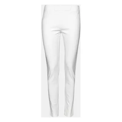 Joseph White Stretch Knit Slim Fit Leggings