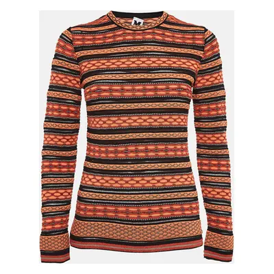 M Missoni Multicolor Patterned Knit Top