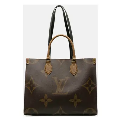 Louis Vuitton Brown Canvas OnTheGo MM Handbag