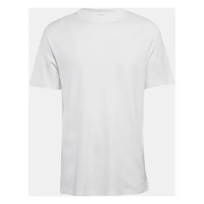 Loro Piana White Cotton Crew Neck T-Shirt