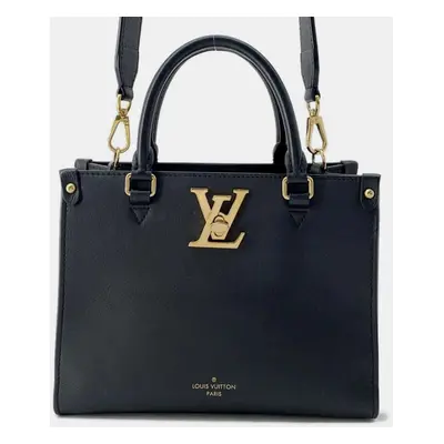 Louis Vuitton Black Leather Rock and Go Handbag