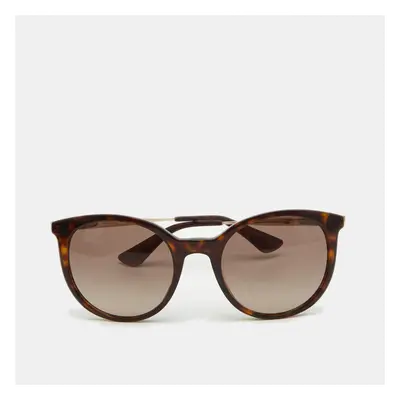 Prada Havana Brown Gradient SPR11W Cat Eye Sunglasses