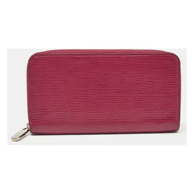 Louis Vuitton Fuchsia Epi Leather Zippy Wallet