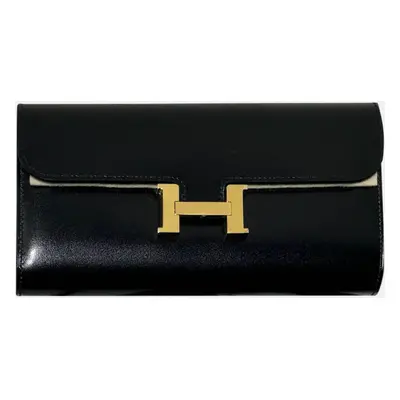 Hermes Black Leather Constance To Go Shoulder Bag