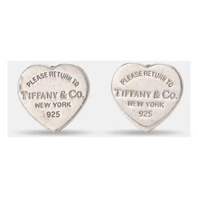 Tiffany & Co. Return to Tiffany Heart Tag Sterling Silver Earrings