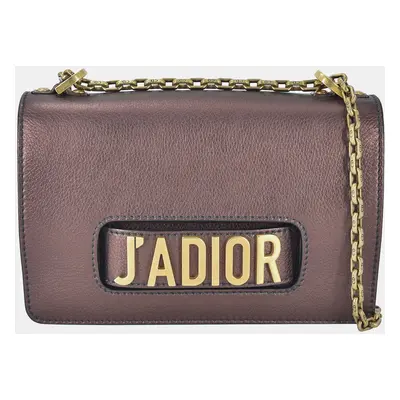 Dior Brown Medium J'Adior Chain Flap Bag