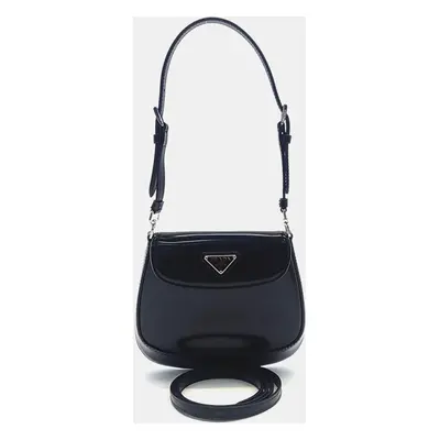 Prada Cleo Brushed Mini Shoulder Bag