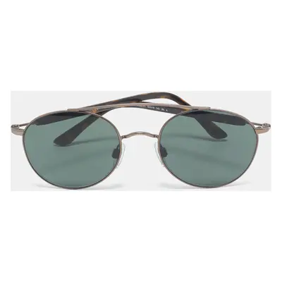 Giorgio Armani Black AR6038 Round Sunglasses