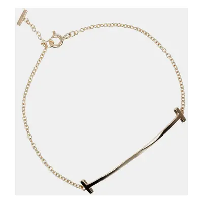 Tiffany & Co. 18K Rose Gold T Smile Bracelet