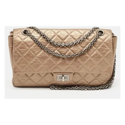 Chanel Bronze Quilted Aged Leather Reissue 2.55 Flap Bag