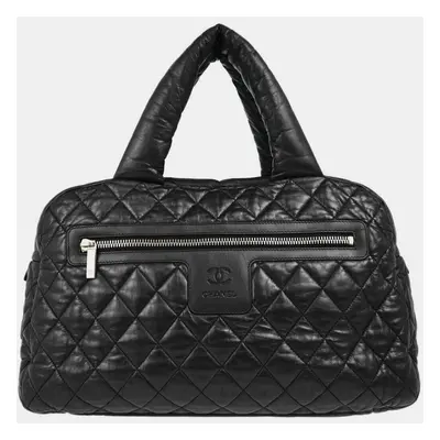 Chanel Black Nylon Coco Cocoon Shoulder Bag