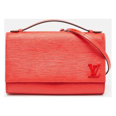 Louis Vuitton Coquelicot Epi Leather Clery Pochette Bag