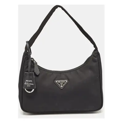 Prada Black Nylon Re-Edition Bag