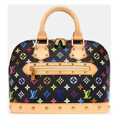 Louis Vuitton Multicolor Monogram Canvas, Leather Alma PM Satchel Bag