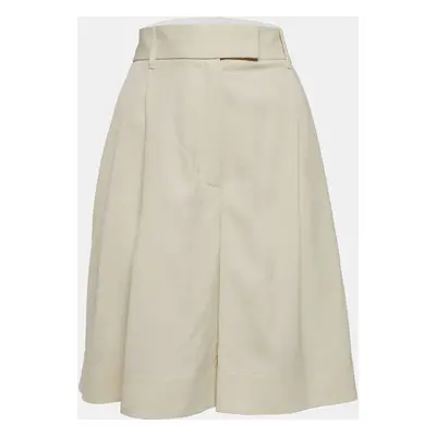 Zimmermann Beige Wool Blend Pleated Short