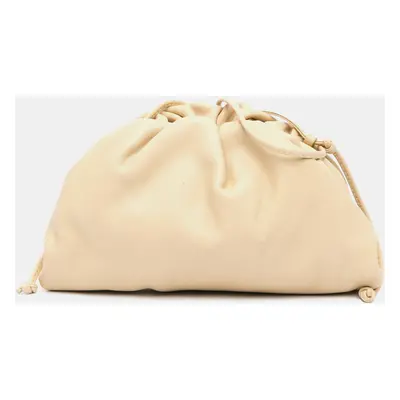 Bottega Veneta Beige Lambskin The Mini Pouch