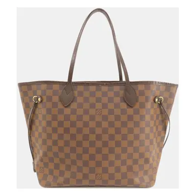 Louis Vuitton Brown Canvas MM Neverfull Tote Bag