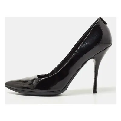 Gucci Black Patent Pointed Toe Pumps Size