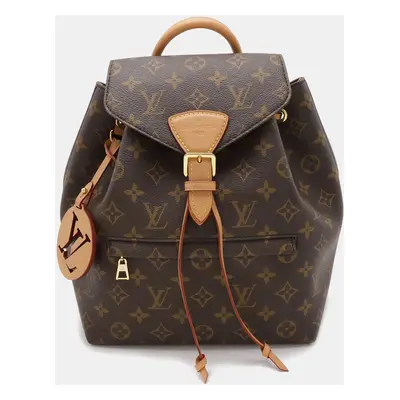 Louis Vuitton Brown Monogram Montsouris NM PM Rucksack Backpack