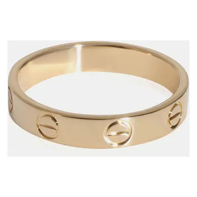 Cartier 18K Yellow Gold Love Wedding Band Ring EU