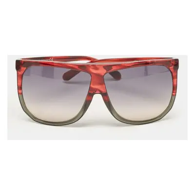 Loewe Red/Black Gradient LW400011 Oversized Sunglasses