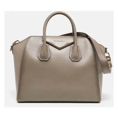 Givenchy Taupe Ombre Leather Antigona Satchel