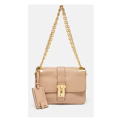 Valentino Beige Leather Medium B-Rockstud Shoulder Bag