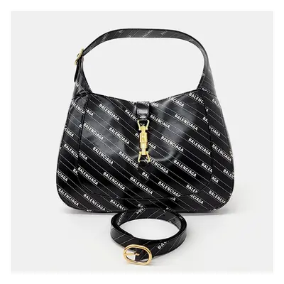 Gucci Black Leather Hacker Project Jackie medium hobo bag