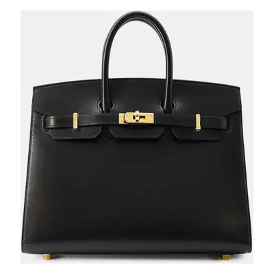 Hermes Birkin Sellier Black Box Calf Leather Size