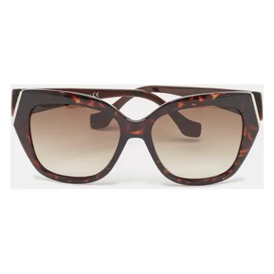 Balenciaga Tortoise Brown Gradient BA 52P Butterfly Sunglasses