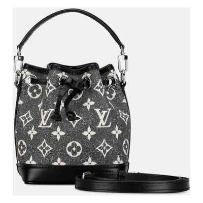 Louis Vuitton Grey Canvas Monogram Nano Noe Handbag