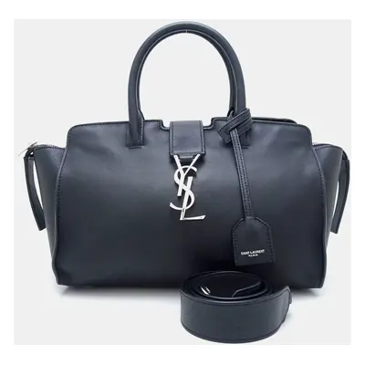 Saint Laurent Paris Downtown Baby Bag Leather Black