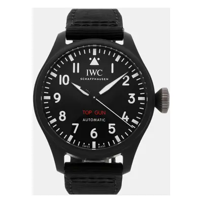 IWC Black Ceramic Big Pilot's IW3298-01 Automatic Men's Wristwatch mm