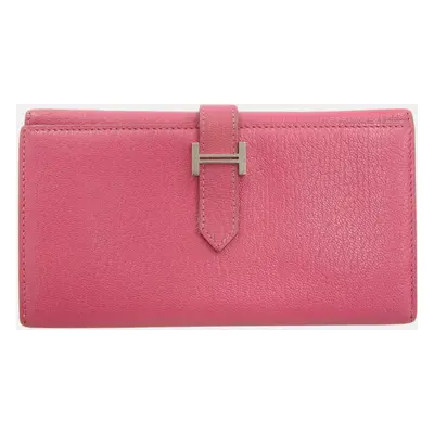 Hermes Chevre Bearn Dupli Long Wallet