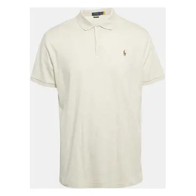 Polo Ralph Lauren Off-White Cotton Polo T-Shirt