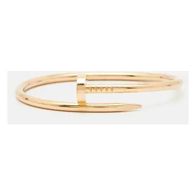 Cartier Juste Un Clou Classic Model 18k Rose Gold Bracelet