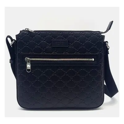 Gucci Black Leather Cimaline Crossbody Bag