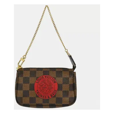 Louis Vuitton Brown Damier Ebene Canvas Mini Pochette Accessoires Shoulder Bag