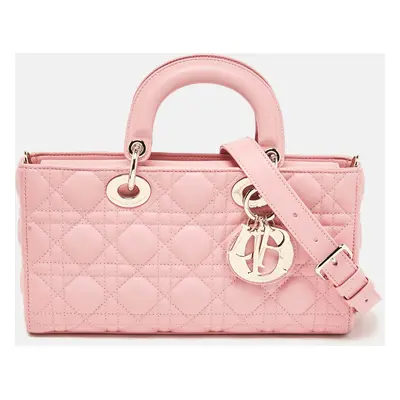 Dior Pink Cannage Leather Lady D-Joy Tote