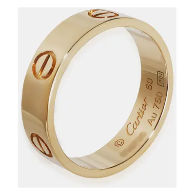 Cartier 18K Yellow Gold Love Ring EU