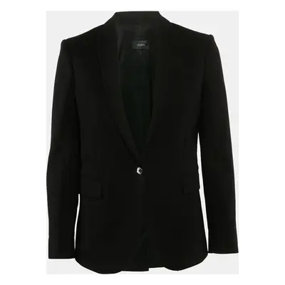 Joseph Black Virgin Wool Single Breasted Blazer