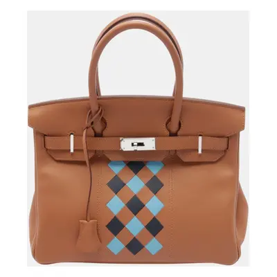 Hermes Birkin Tressage de Cuir Handbag