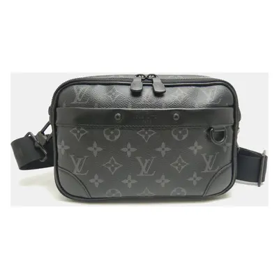 Louis Vuitton Black Canvas Alpha Messenger Bag