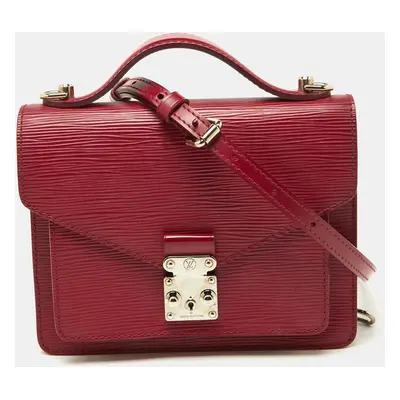 Louis Vuitton Fuchsia Epi Leather Monceau BB Bag